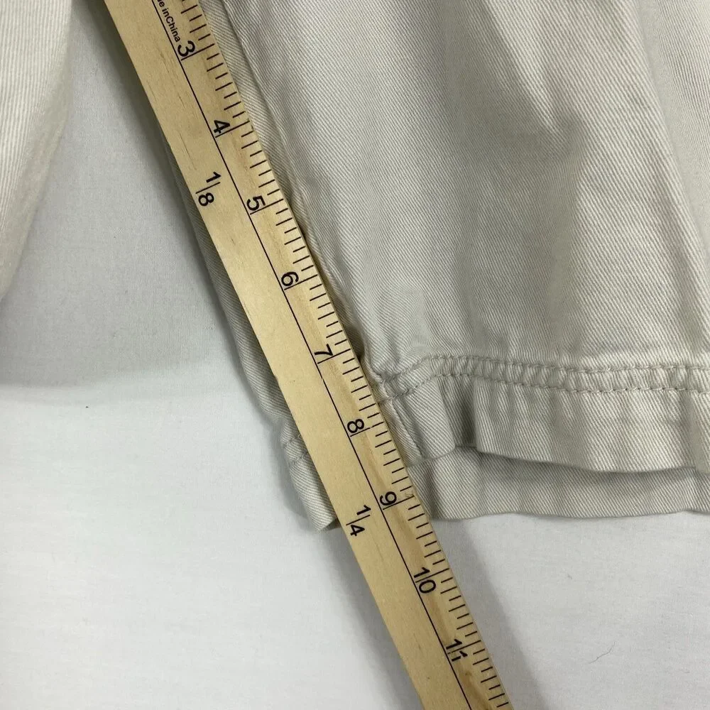 Izod Saltwater Mens Chino Shorts Size 36 Cotton Khaki Light Tan Golfing Preppy